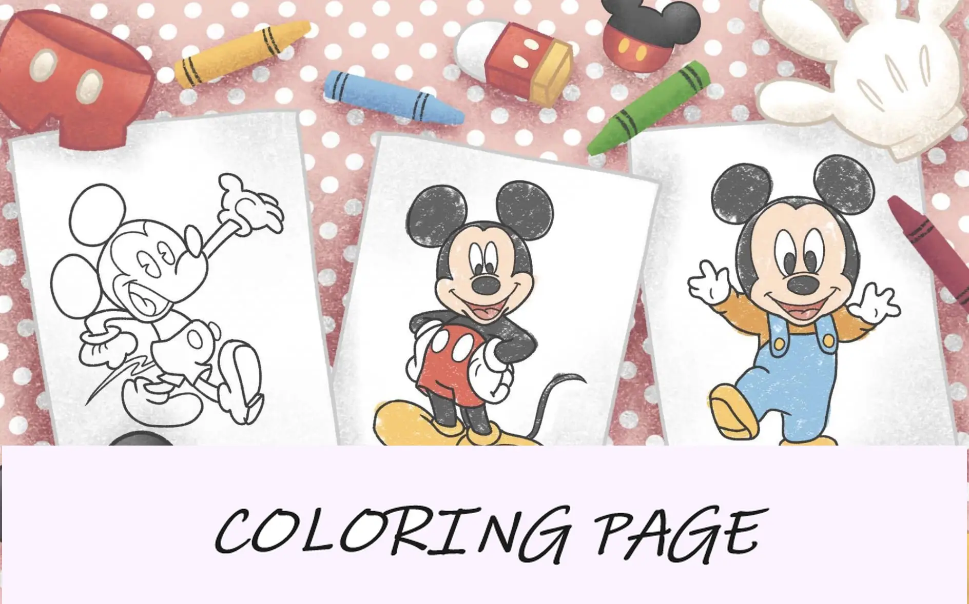 Disegni Da Colorare Di Topolino Immagine In evidenza