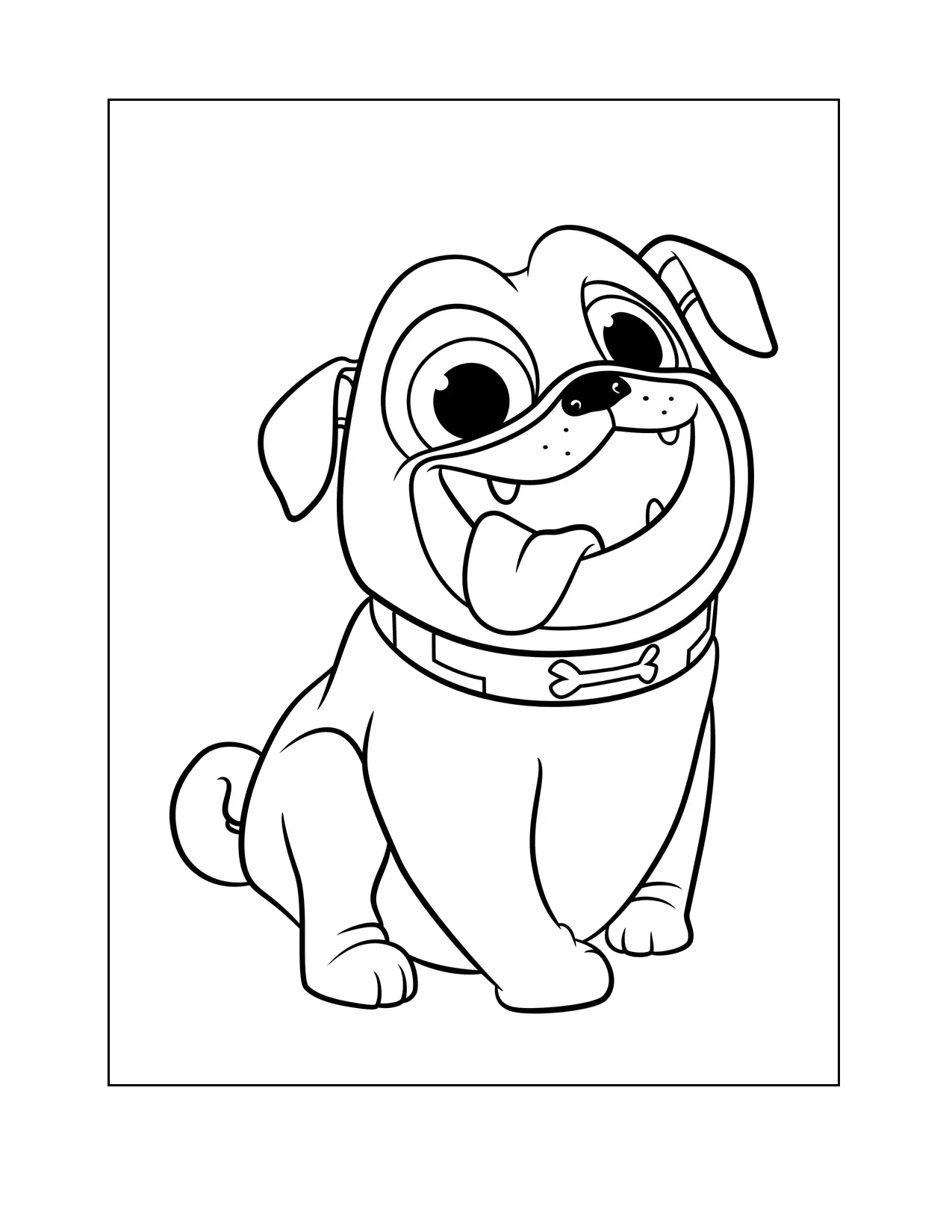 Puppy Dog Pals Coloring Page