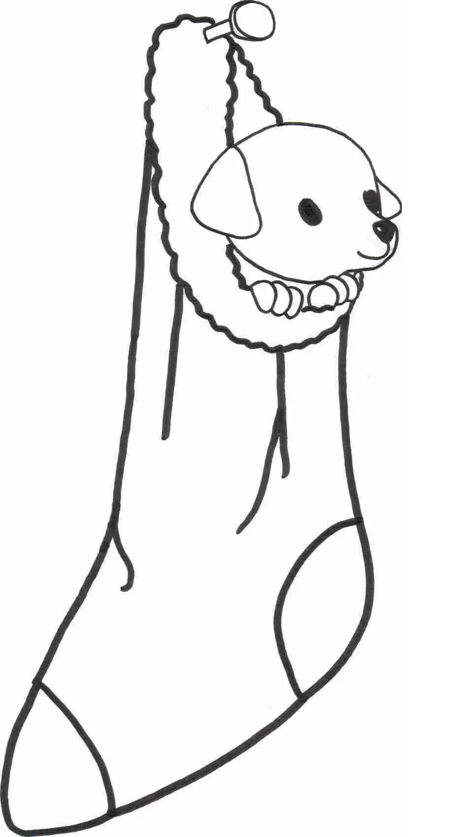 Cute Puppy Coloring Page