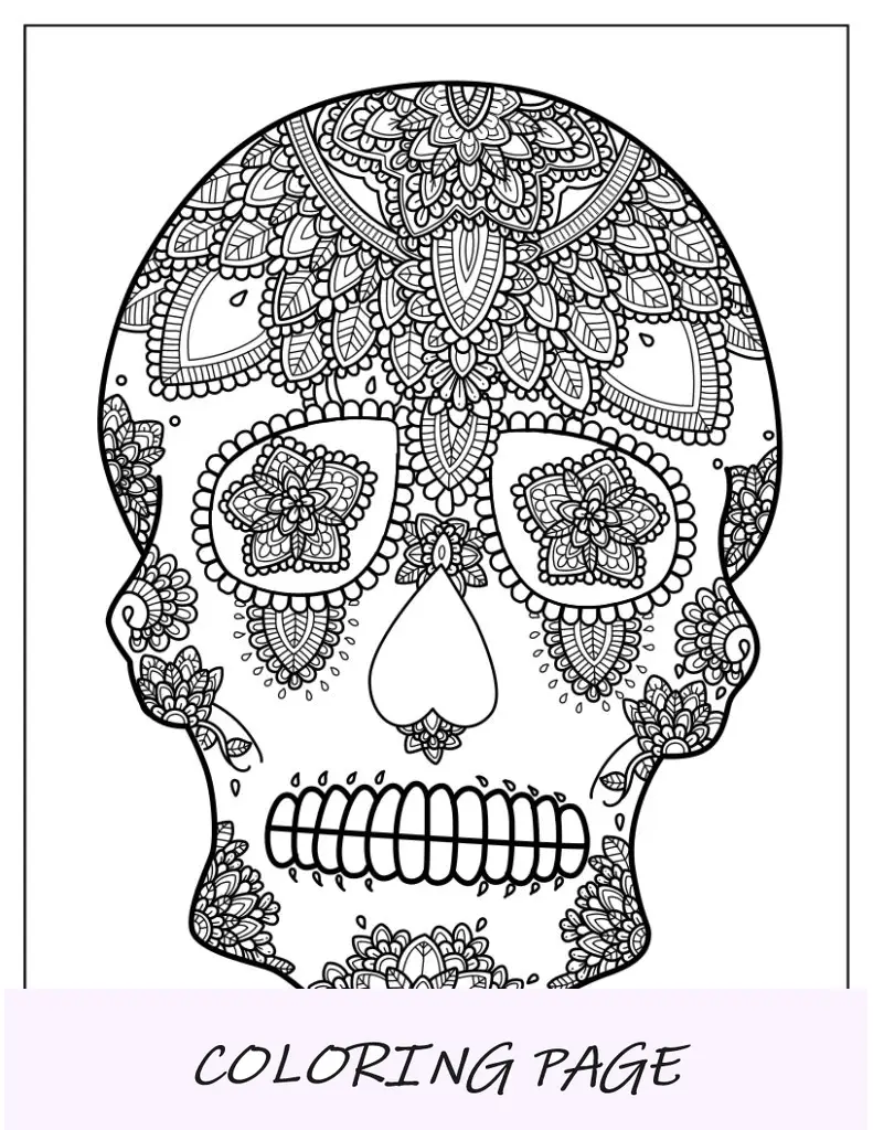Mandala Caveira de Açúcar