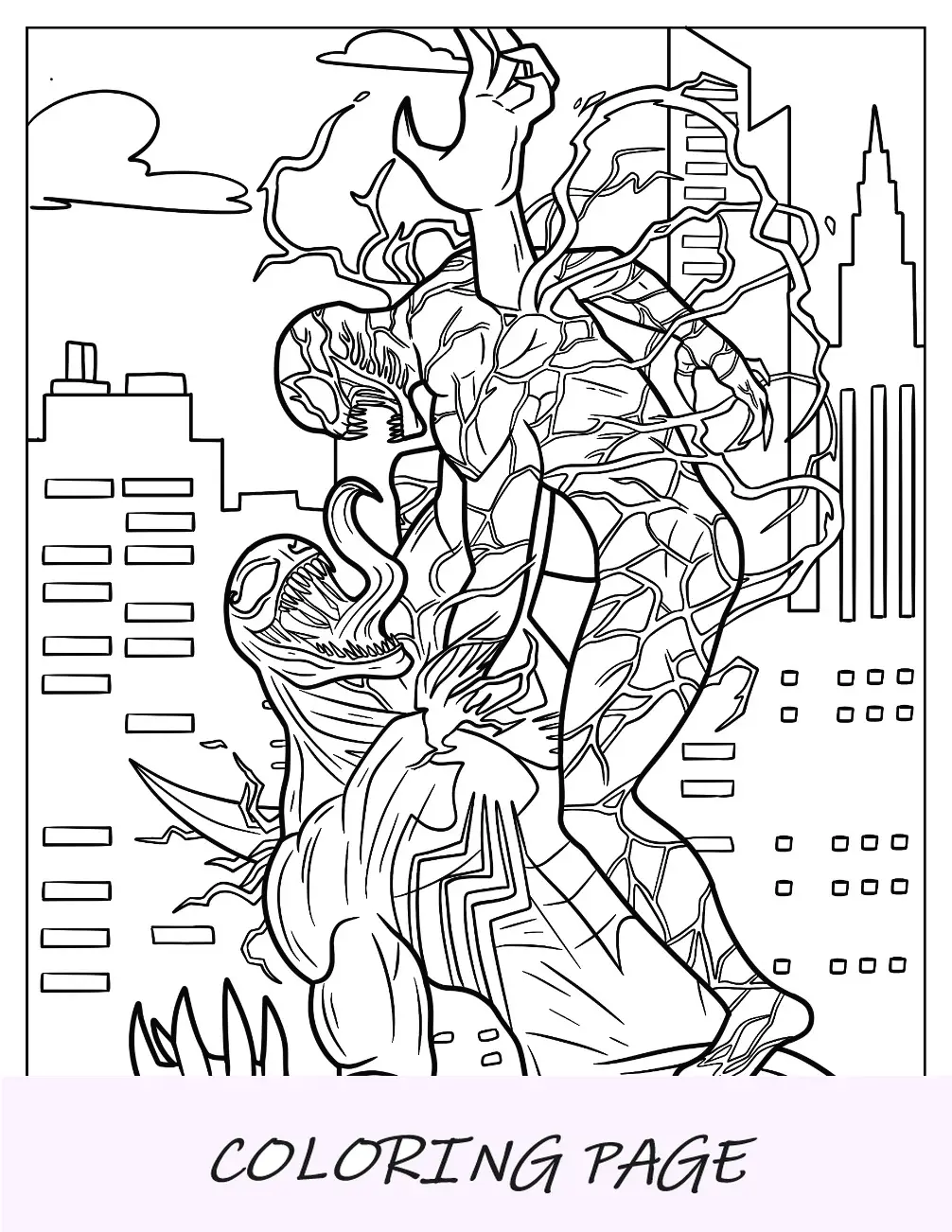 Dibujo para colorear de Carnicería perforadora de veneno