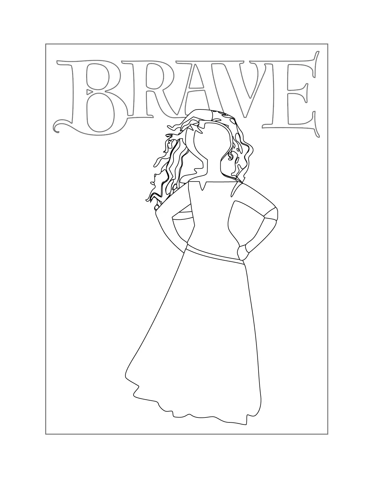 Brave Coloring Pages