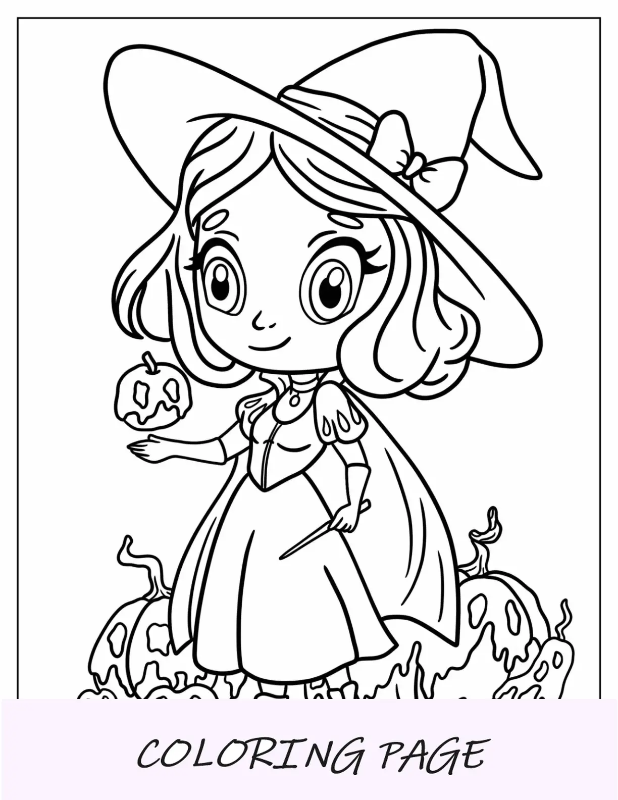 Disney Halloween Para Colorear De Bruja Blancanieves Disney