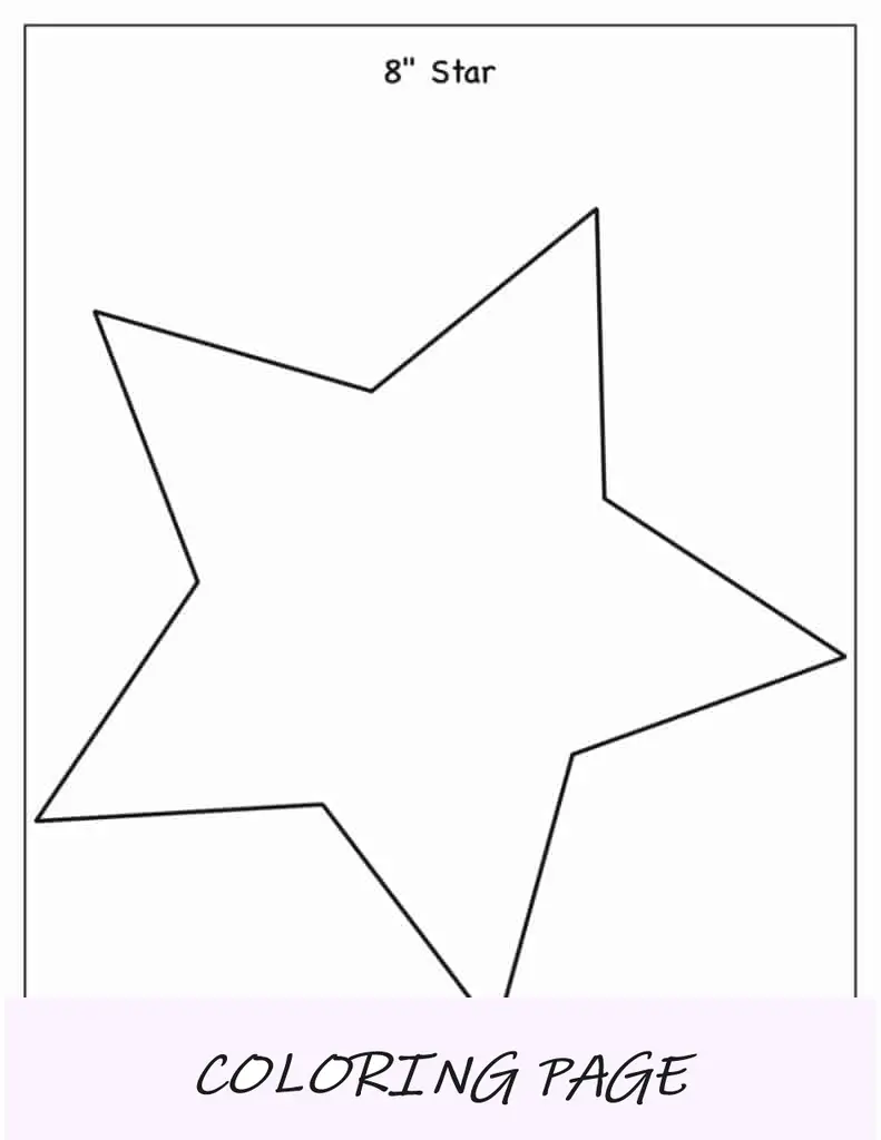 Modelo de estrela de 5 pontas de 8 polegadas(1)