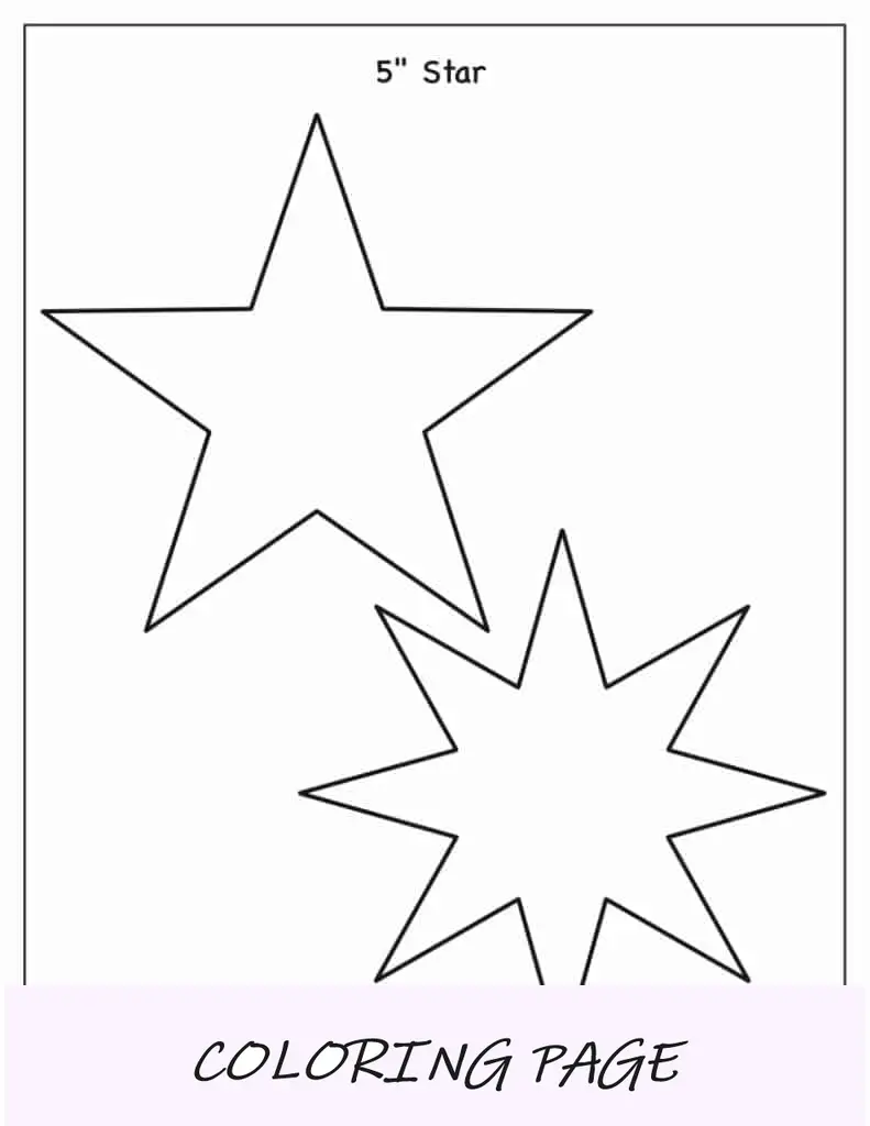 Modelo de estrela de 5 polegadas (aleatório)
