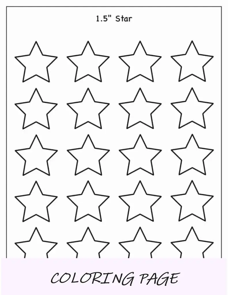 Modelo de estrela de 5 pontas de 1,5 polegadas(1)