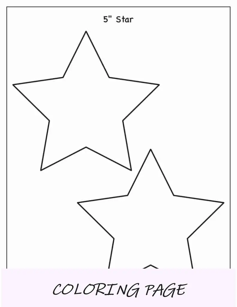 Modelo de estrela de 5 pontas de 5 polegadas(1)
