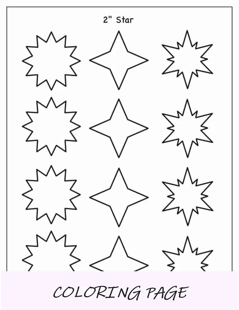 Modelo de estrela de 2 polegadas (aleatório)(1)