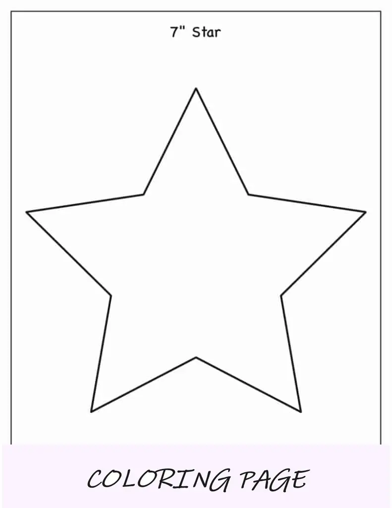 Modelo de estrela de 5 pontas e 7 polegadas(1)