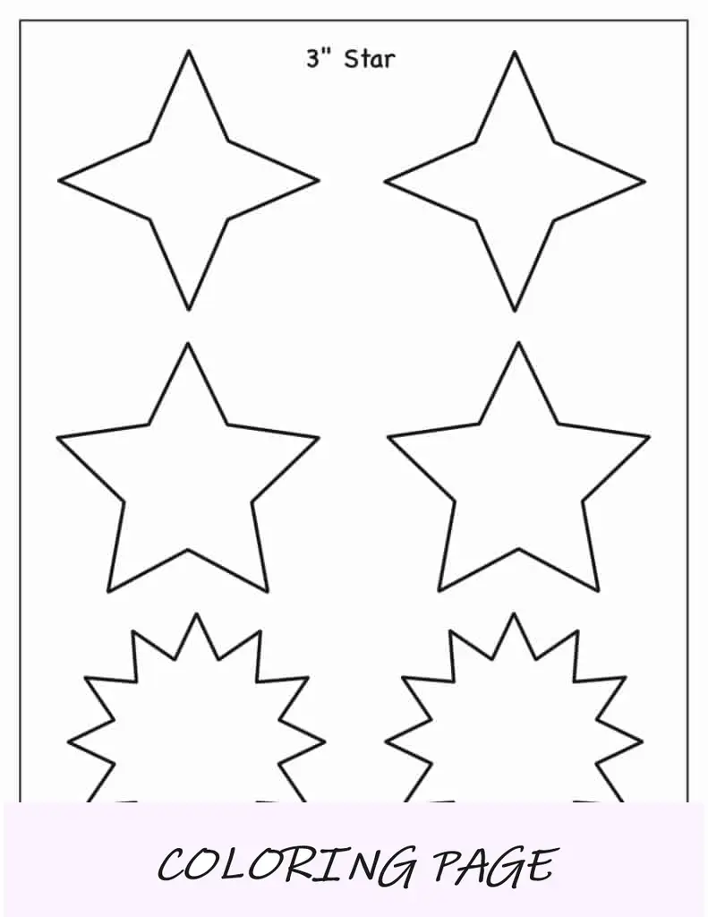 Modelo de estrela de 3 polegadas (aleatório)(2)