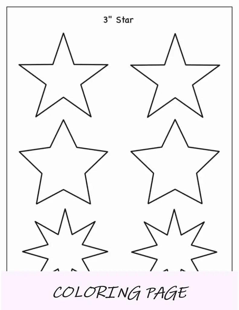 Modelo de estrela de 3 polegadas (aleatório)