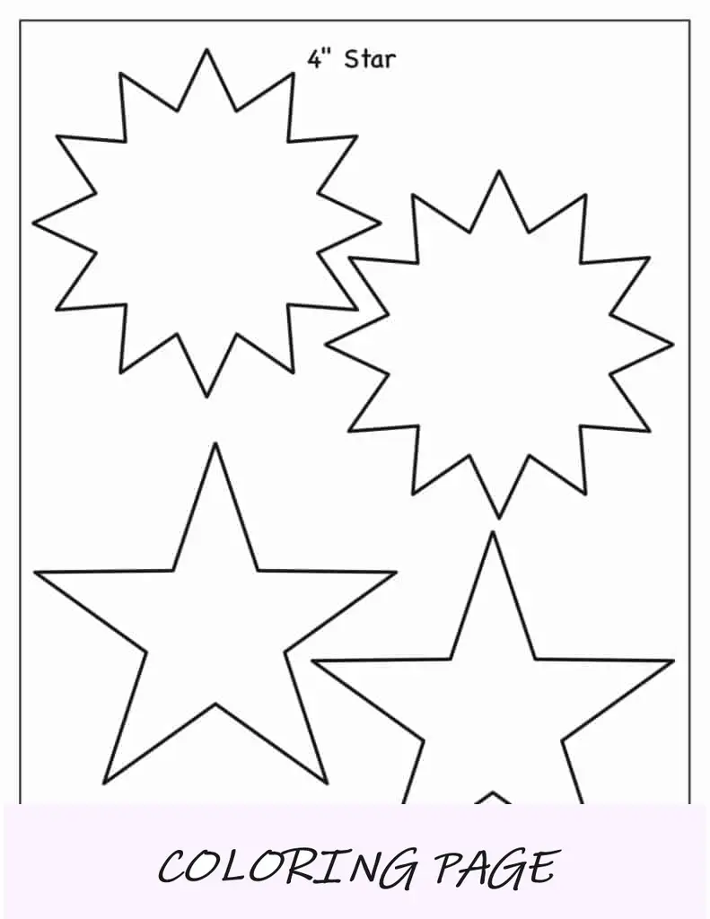 Modelo de estrela de 4 polegadas (aleatório)