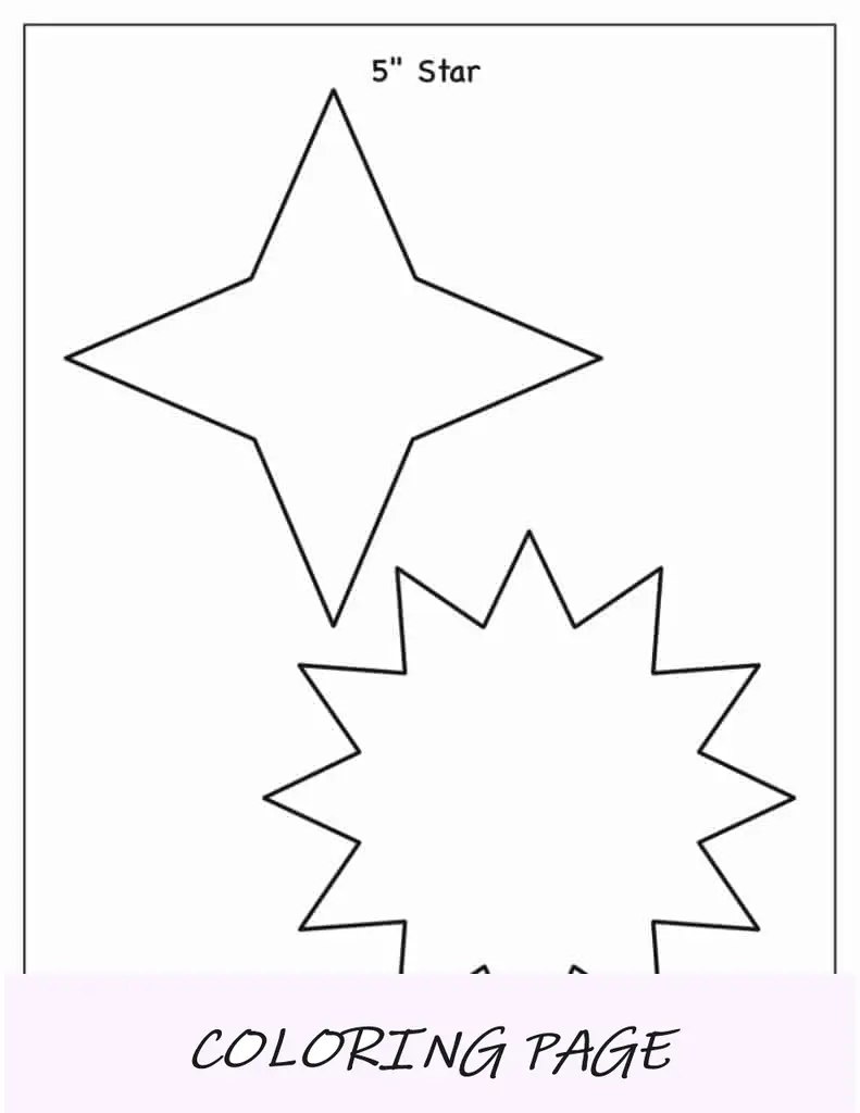 Modelo de estrela de 5 polegadas (sortido)(1)