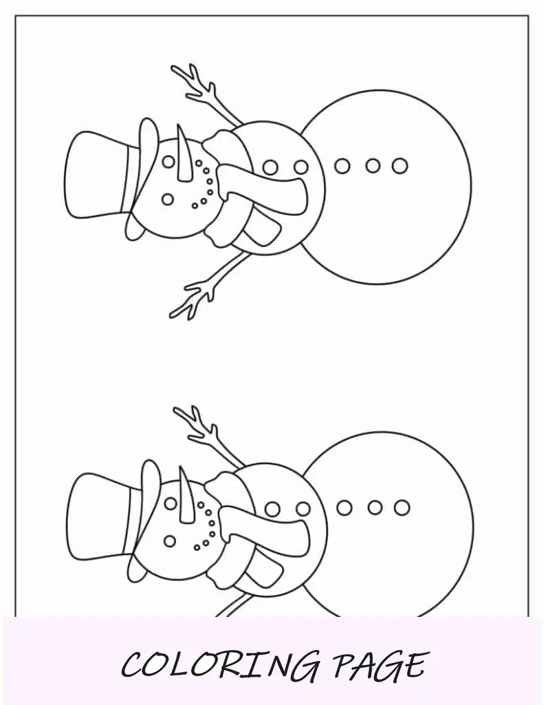 Modelo de boneco de neve médio com chapéu e lenço