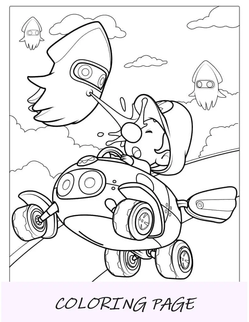 Bebê Luigi de Mario Kart