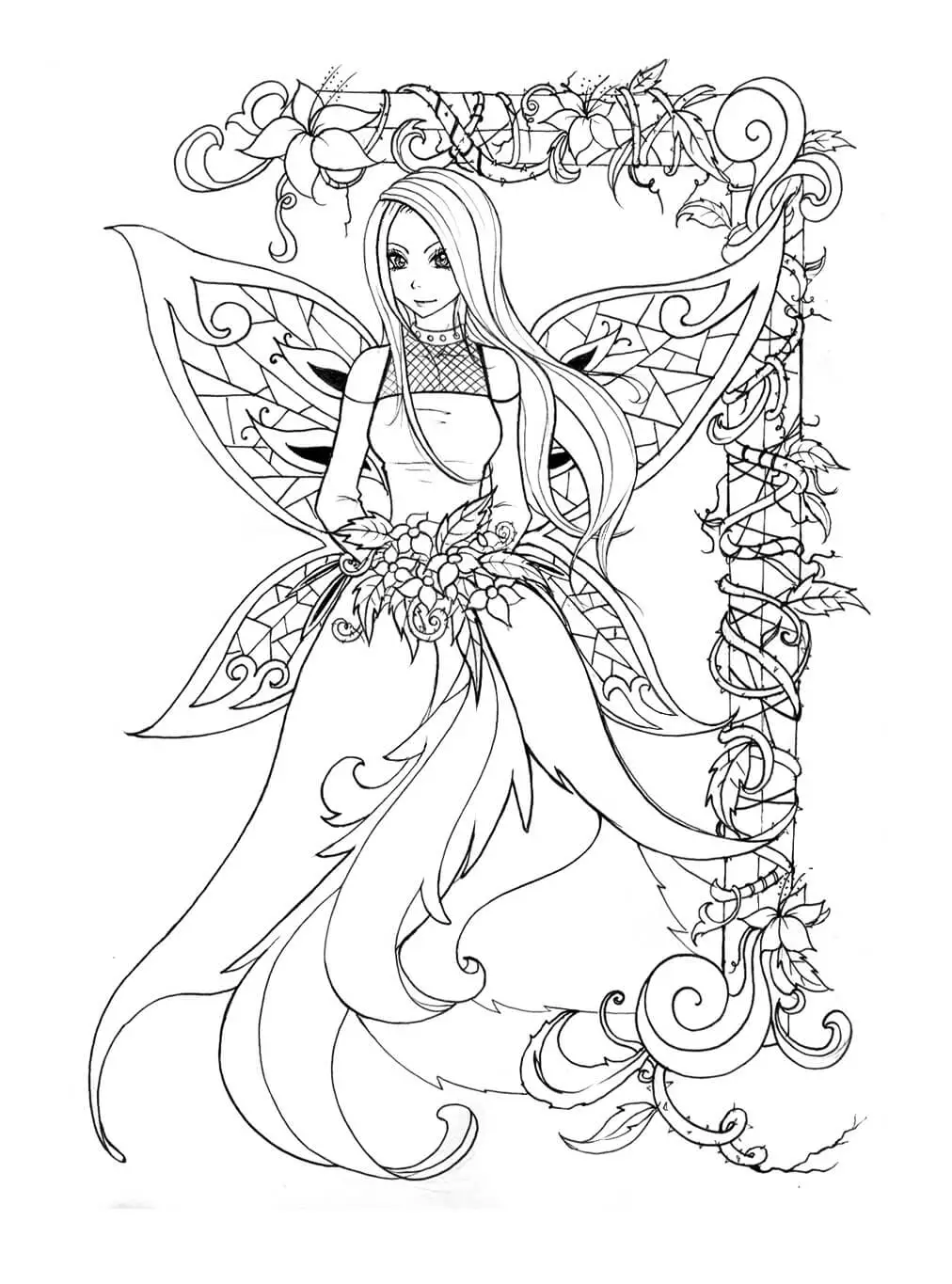 Color Fairy Printable
