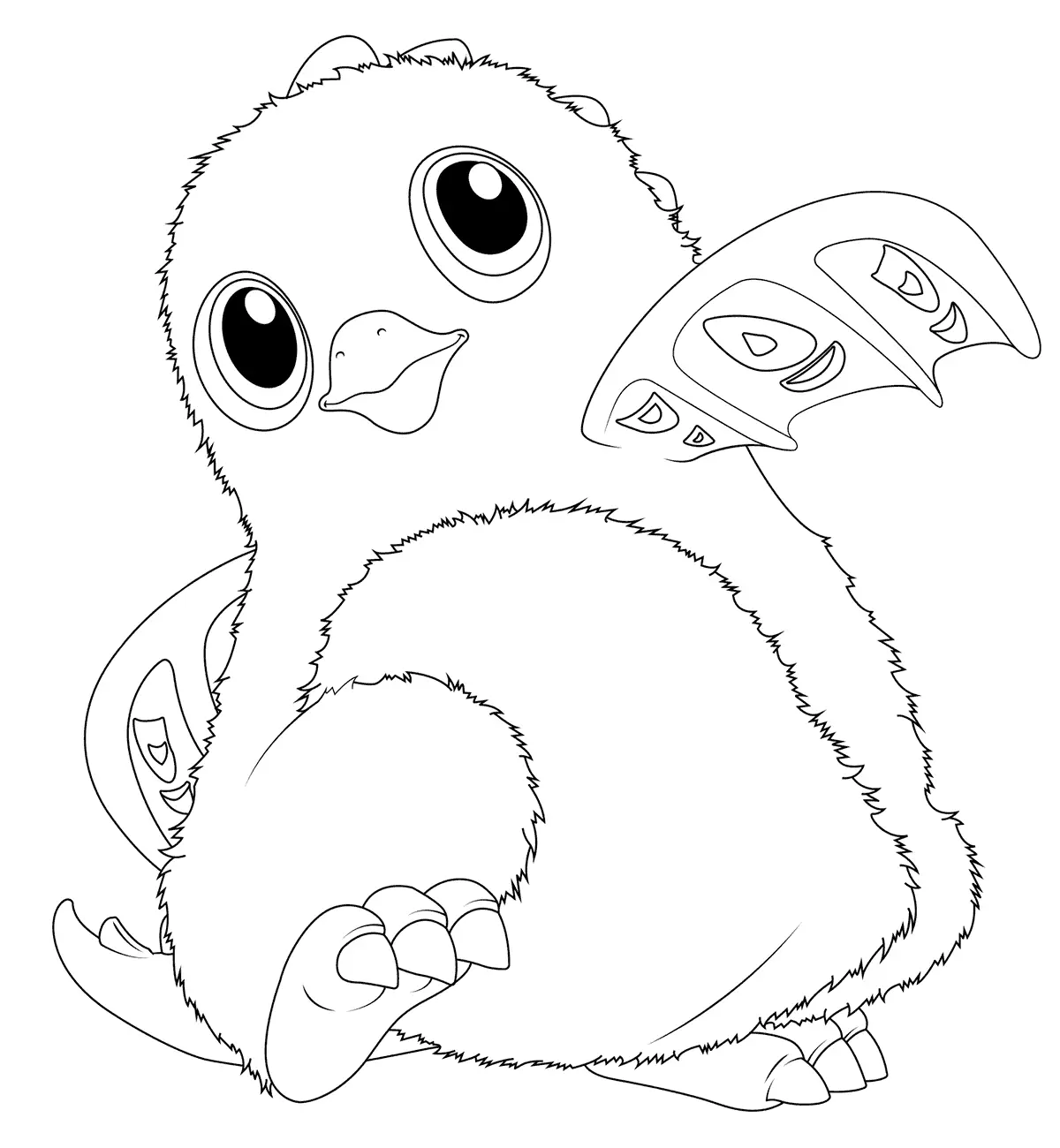 Hatchimals Penguin Coloring Pages