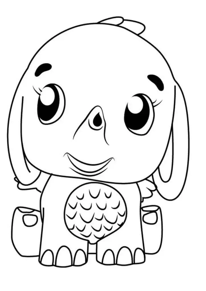Hatchimals Egg Coloring Pages