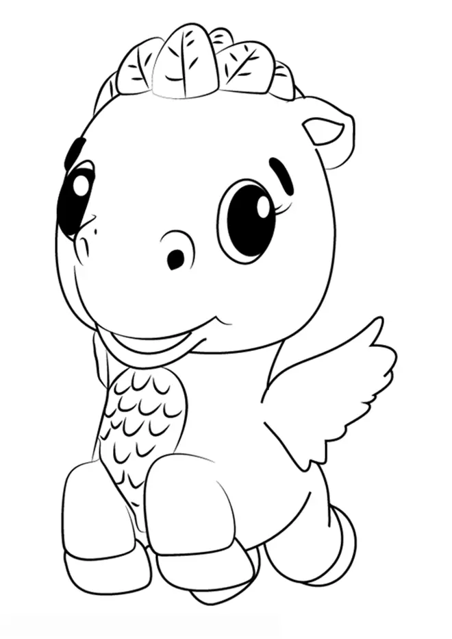 Pegasus Hatchimals Coloring Pages
