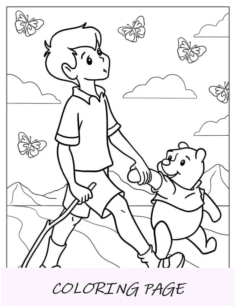 Ursinho Pooh e Christopher Robin em aventuras