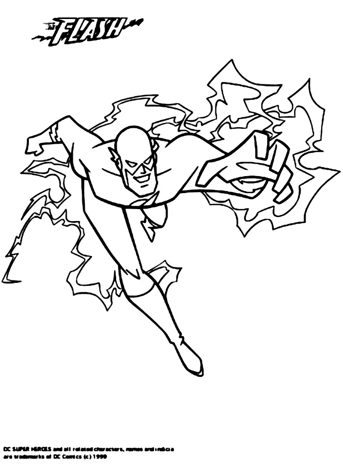 Dcs Flash Coloring Pages