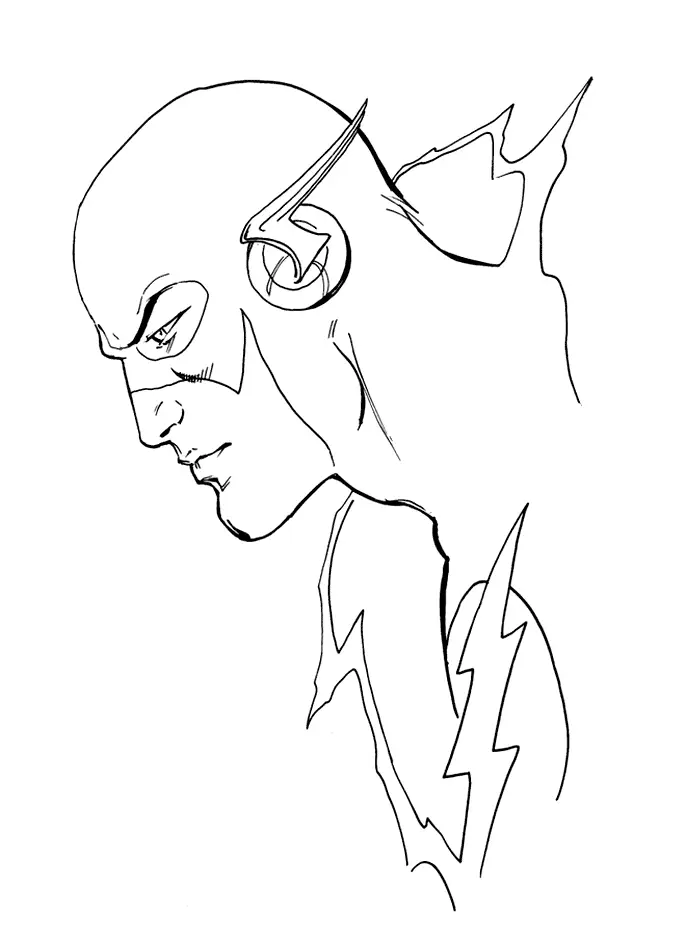 Cool Flash Printable Coloring Pages