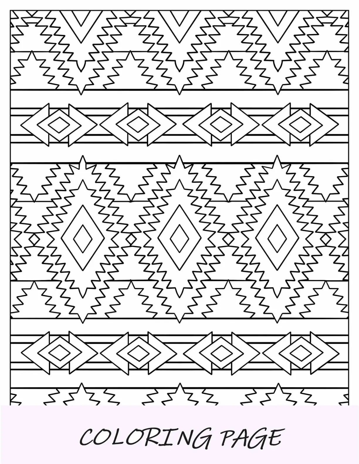 Pagina da colorare dei nativi americani Tomahawk per bambini