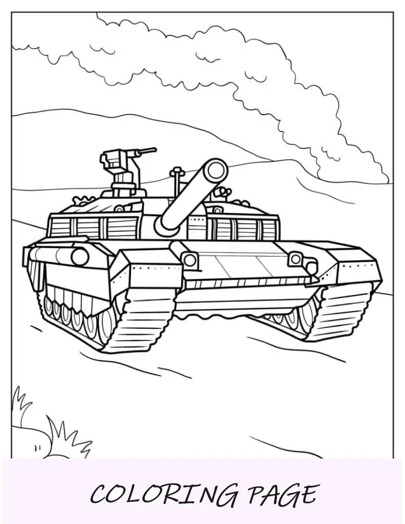 Coloração realista de tanque russo T-90M