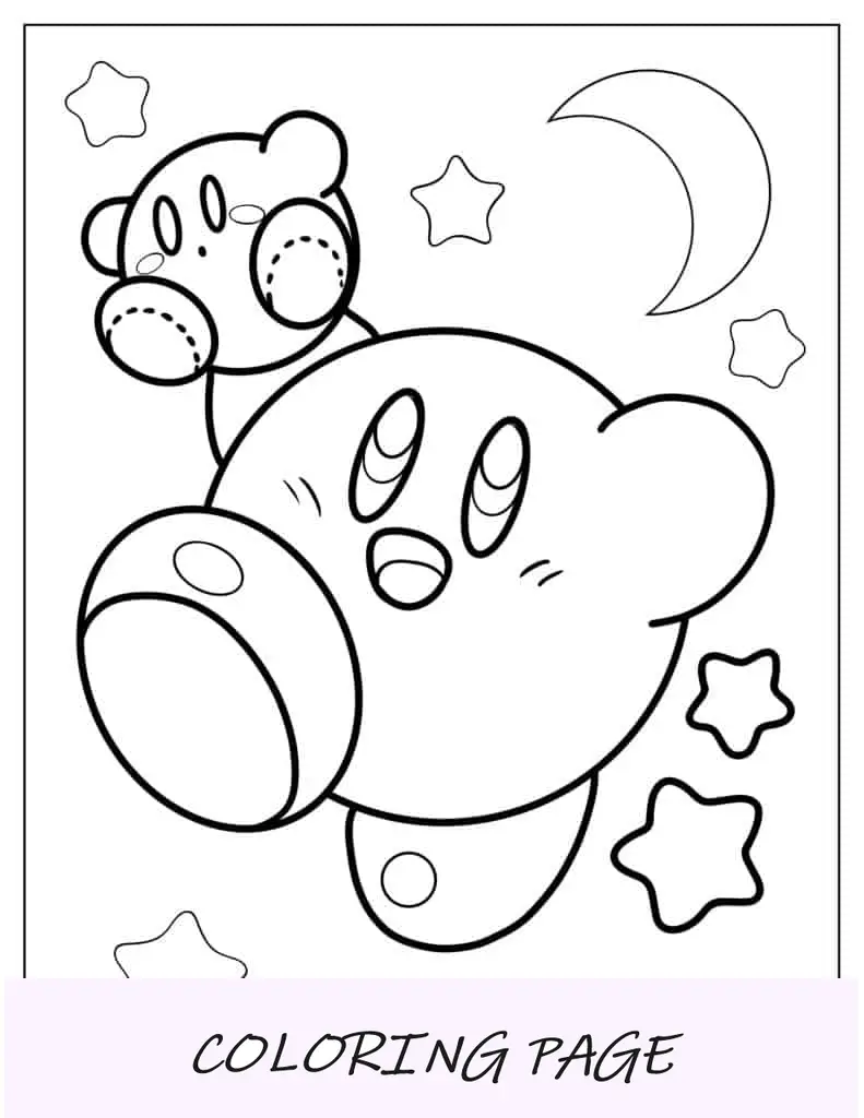 Lindo Kirby saltando por el aire
