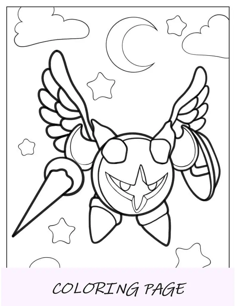 Caballero De Galacta Página Para Colorear