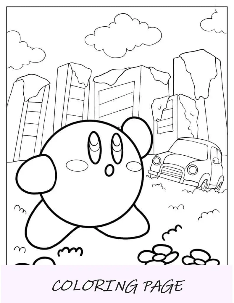 Kirby en la ciudad baldía