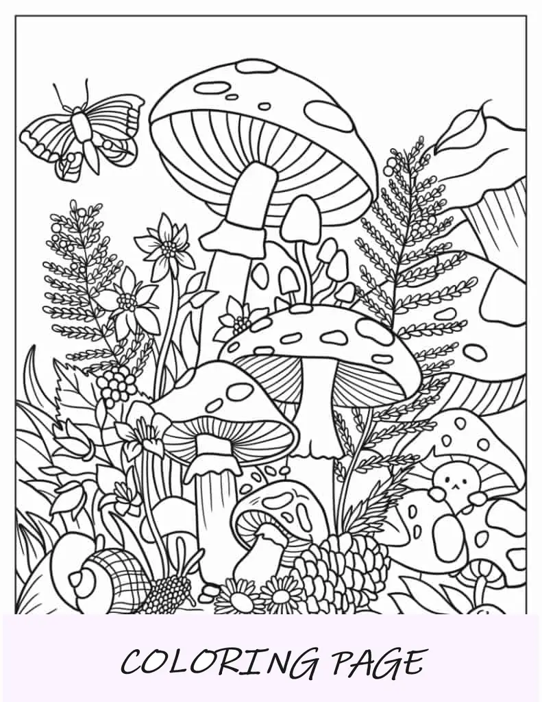 Setas De Fantasía Para Colorear