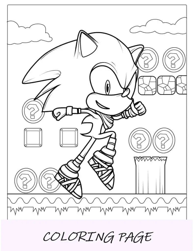 Super Sonic 2D no jogo