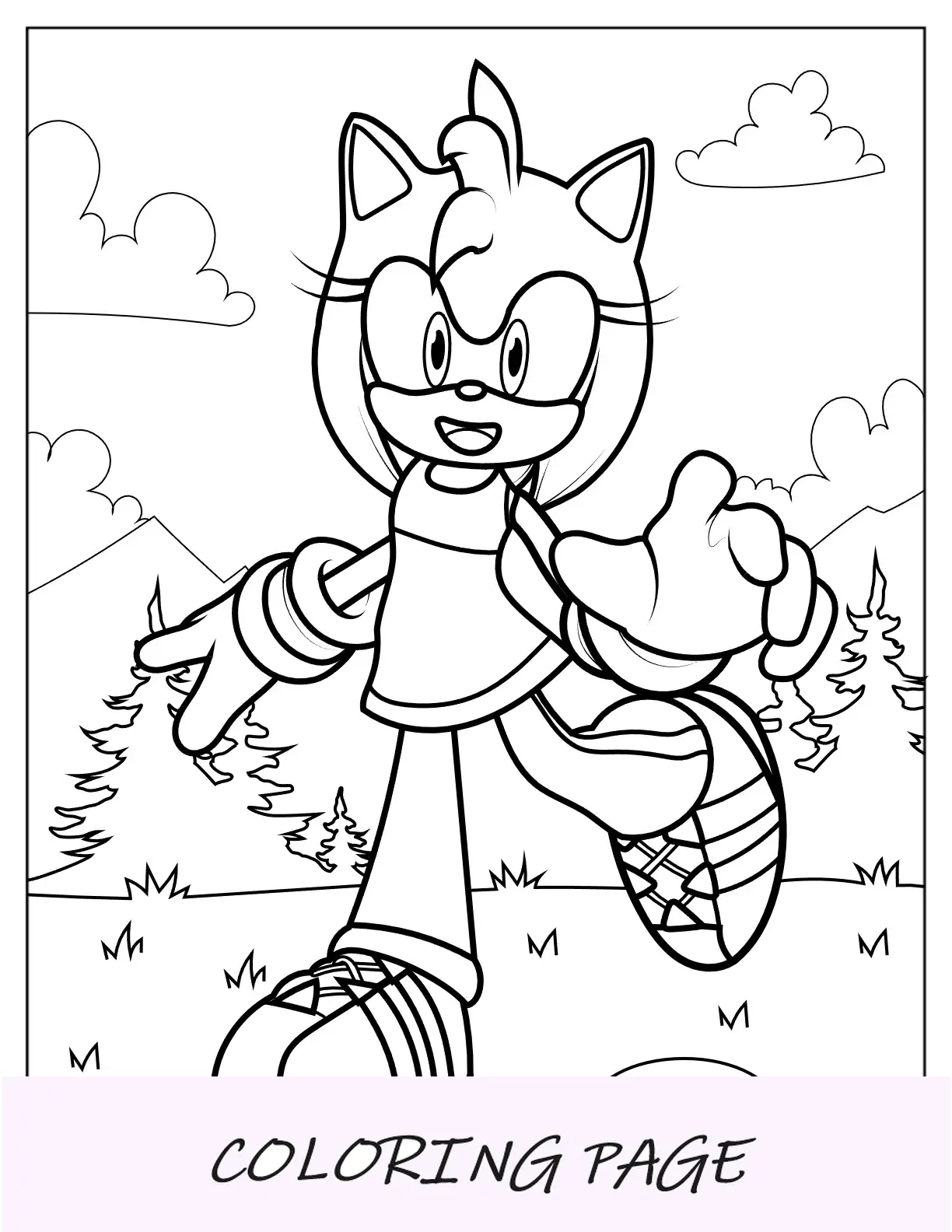 Amy Rose Em Colina Verde