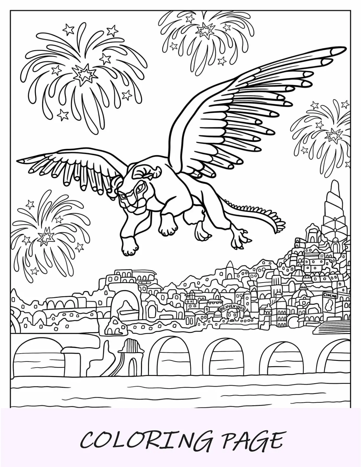 Coco para colorir de Pepito na terra dos mortos