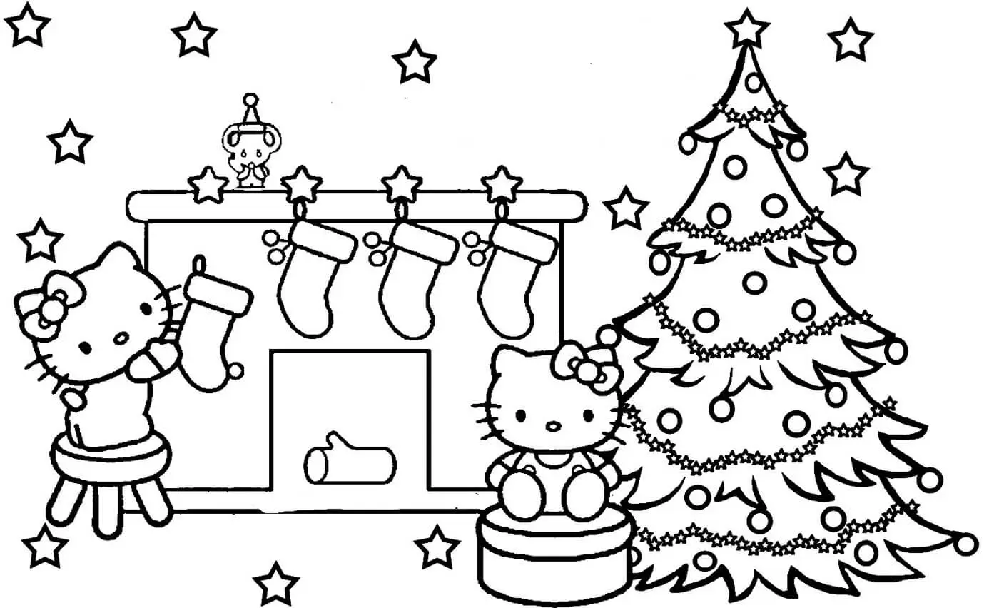 Hello Kitty Devil Coloring Pages