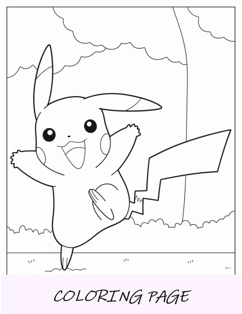 Folha para colorir do logotipo do Pokémon com emblemas