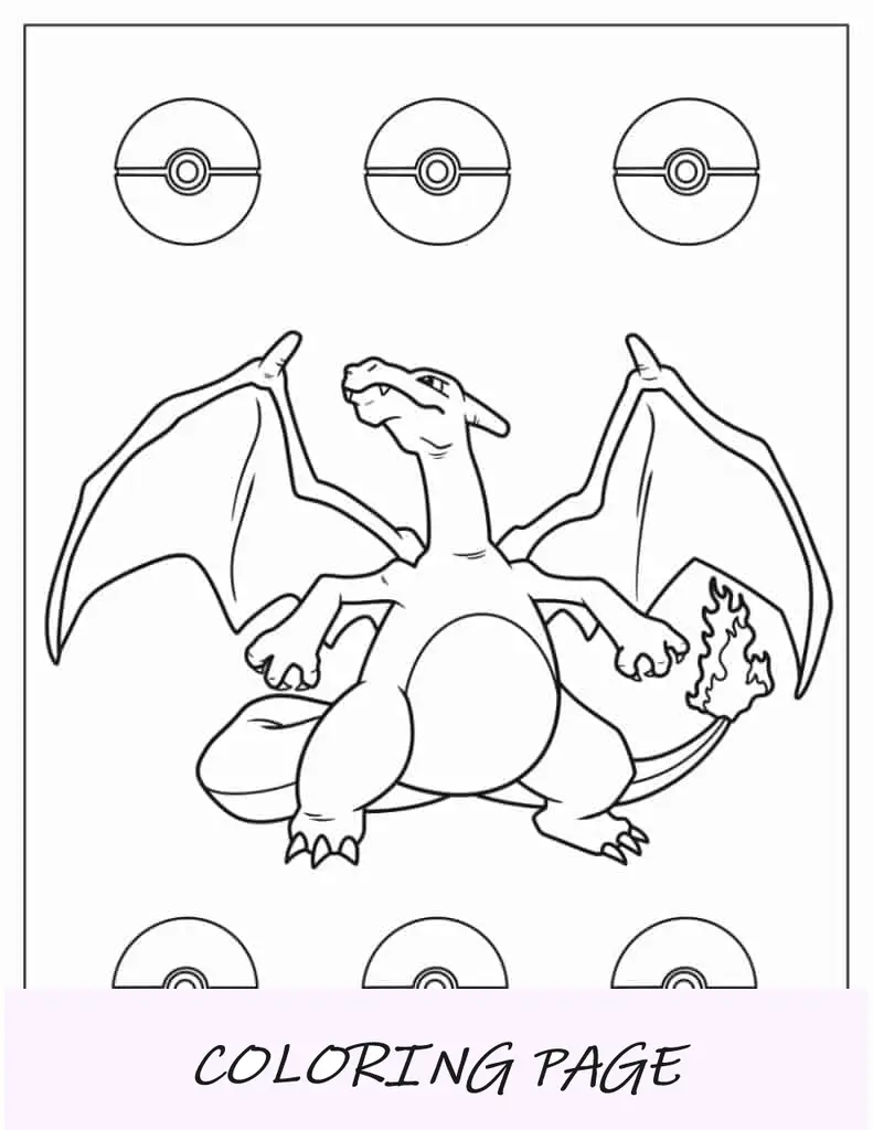 Criaturas Pokémon felizes para colorir