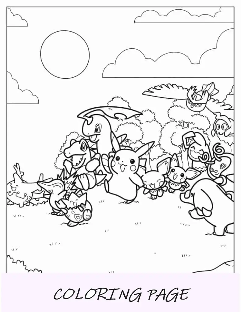 Página para colorir Pokémon Blastoise