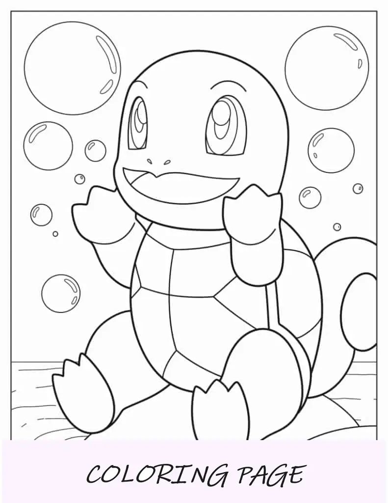 Pokémon Bulbasaur para colorir
