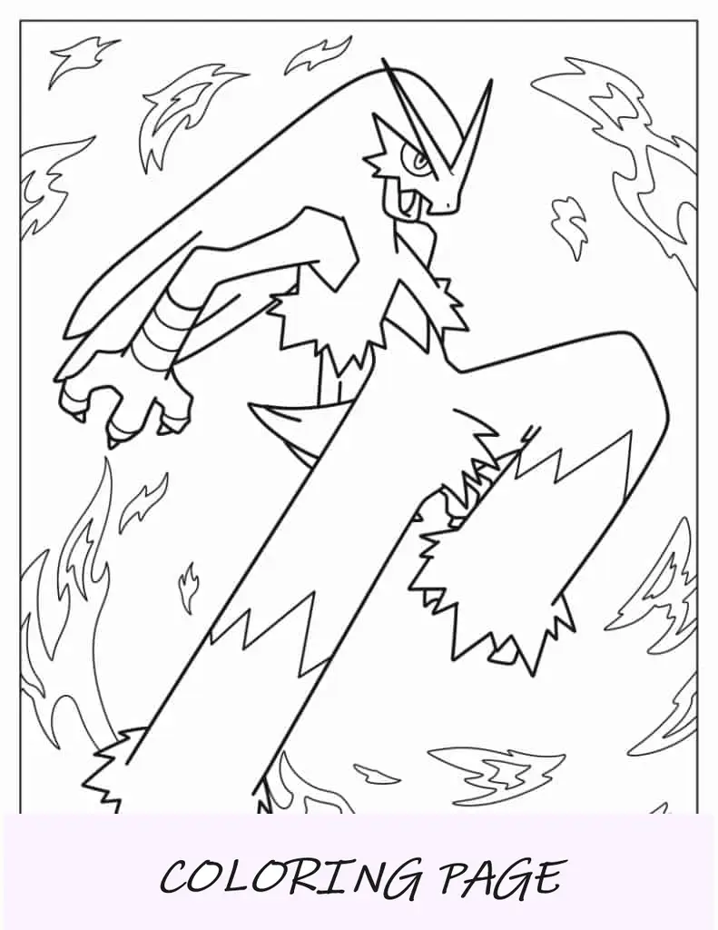 Blaziken do Pokémon Mega Evolution