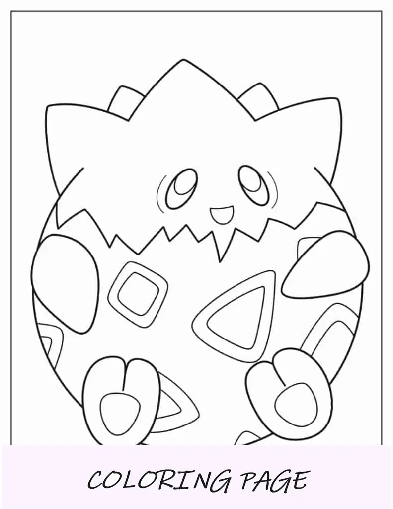 Folha para colorir de Mandala de Pokébola Charmander segurando