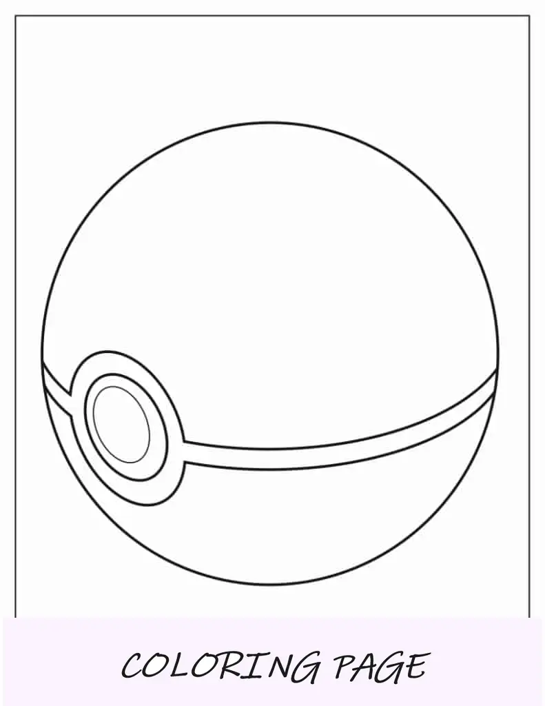 Página para colorir Easy Krabby Outline para crianças em idade pré-escolar