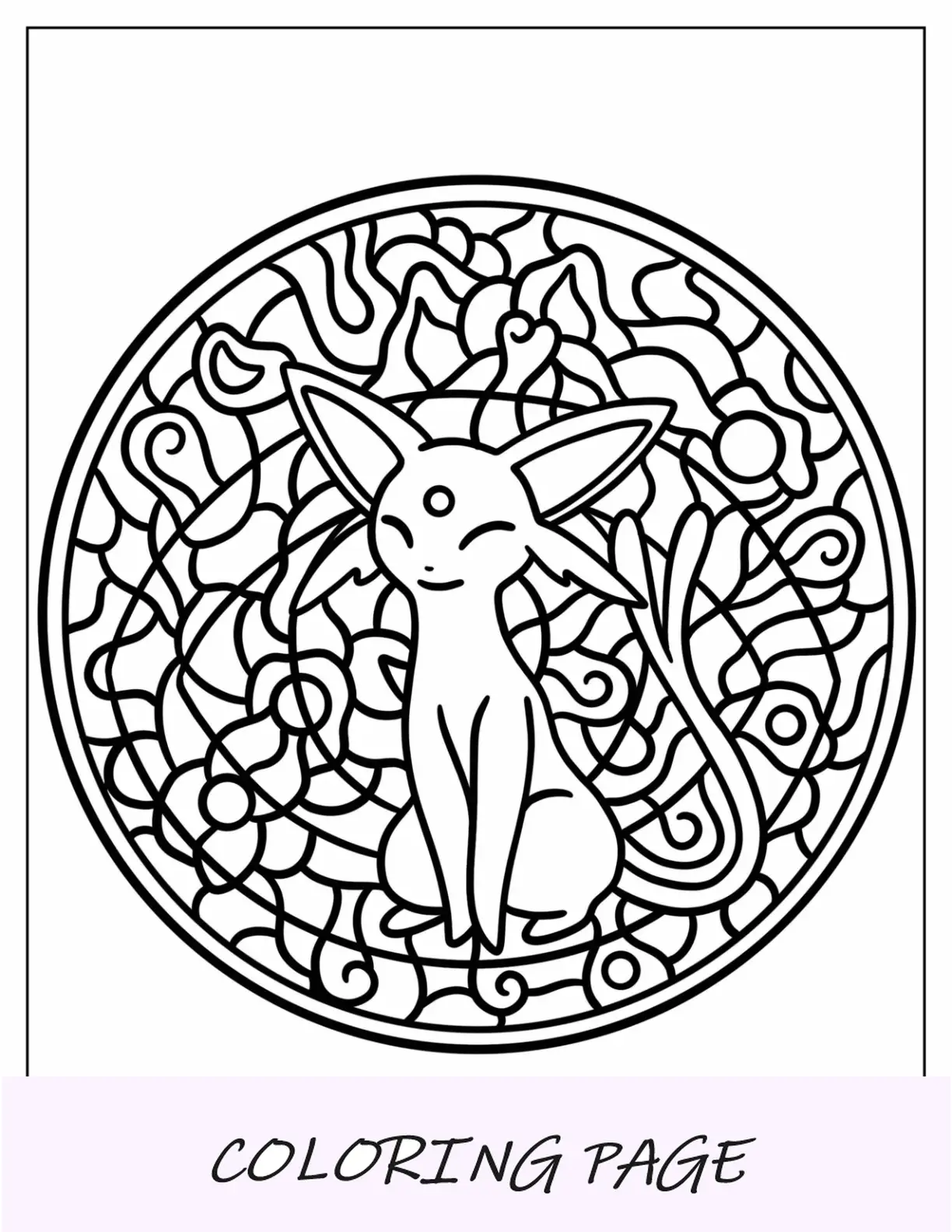 Contorno simples do Pikachu para crianças colorir