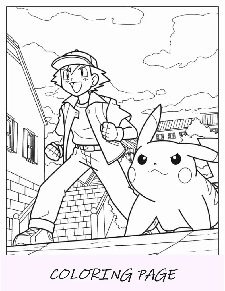 Pokémon lendário para colorir