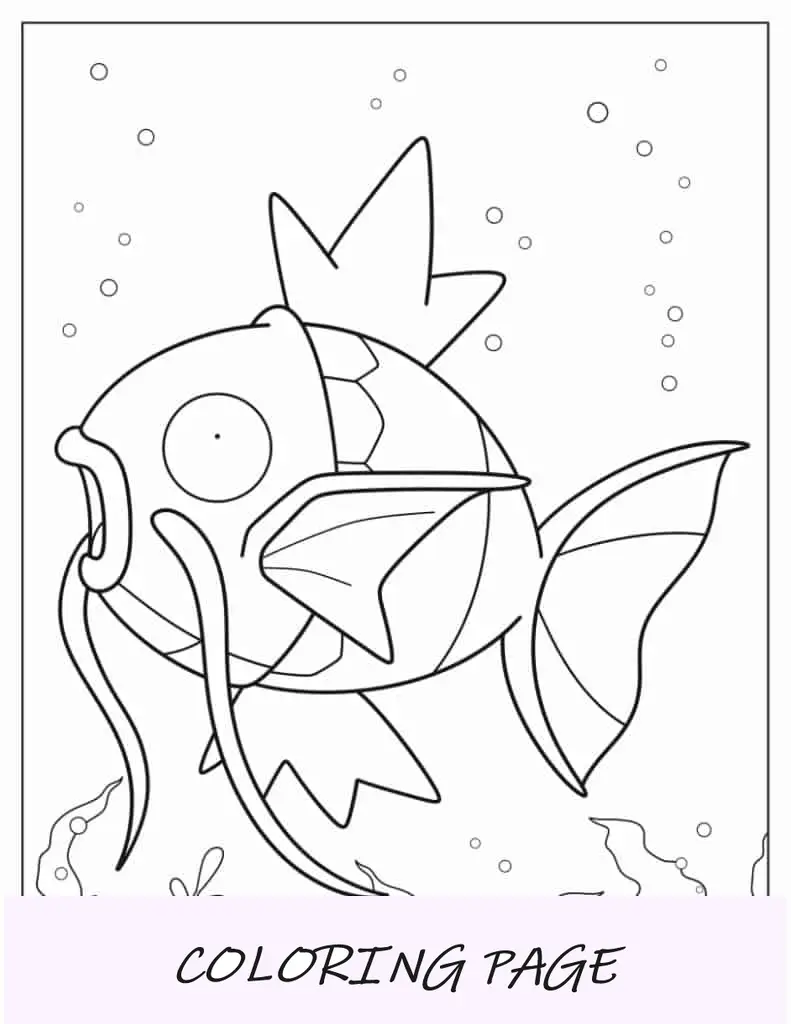 Esboço da coloração Pokedex em