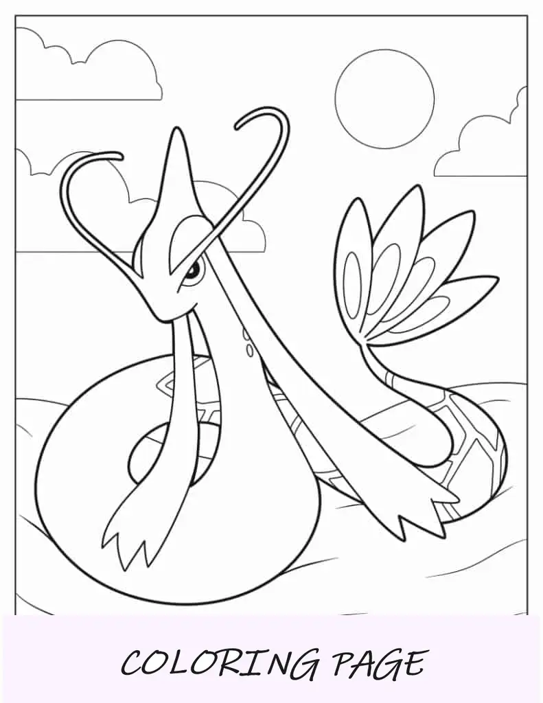 Pokémon Malamar Psychich para colorir