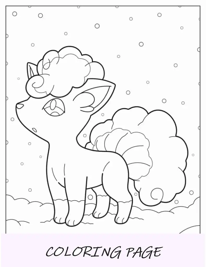 Folha para colorir de Heracross em um campo