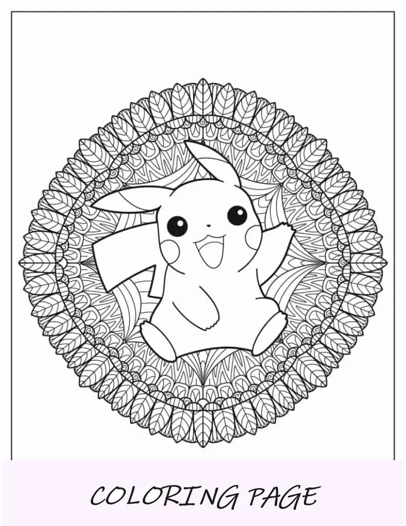 Folha para colorir de Koffing liberando veneno