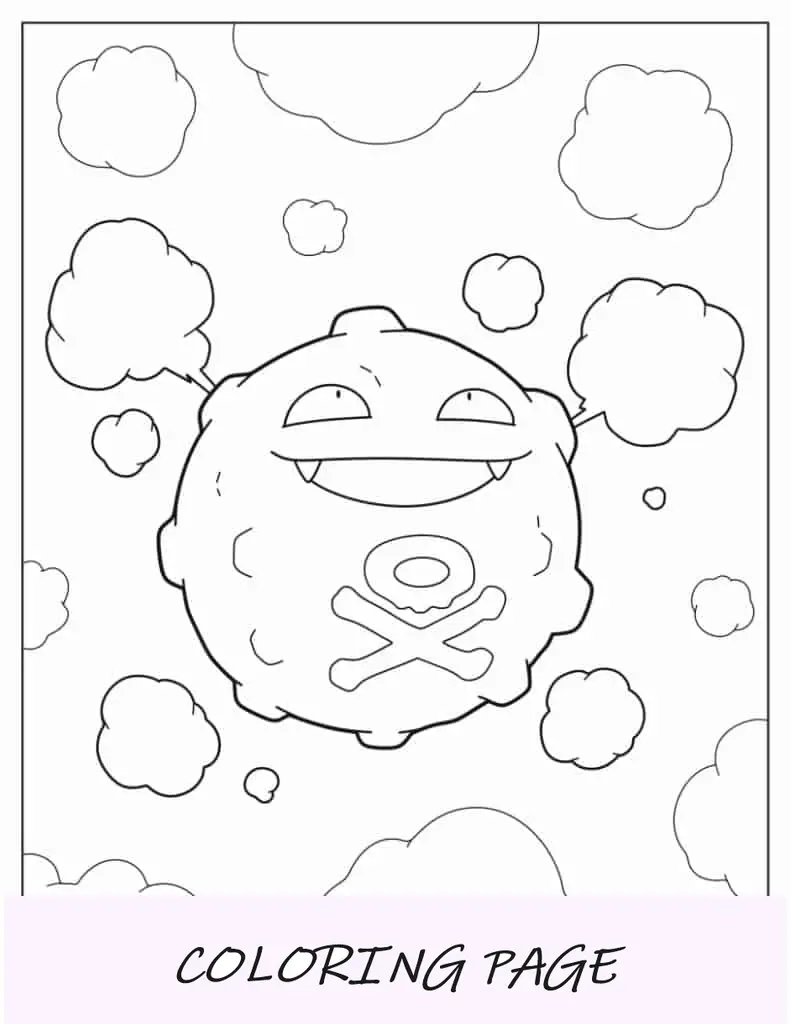Desenho para colorir de Lapras na praia